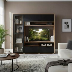 БЛЭКВУД  Шкаф комбинированный П556.08