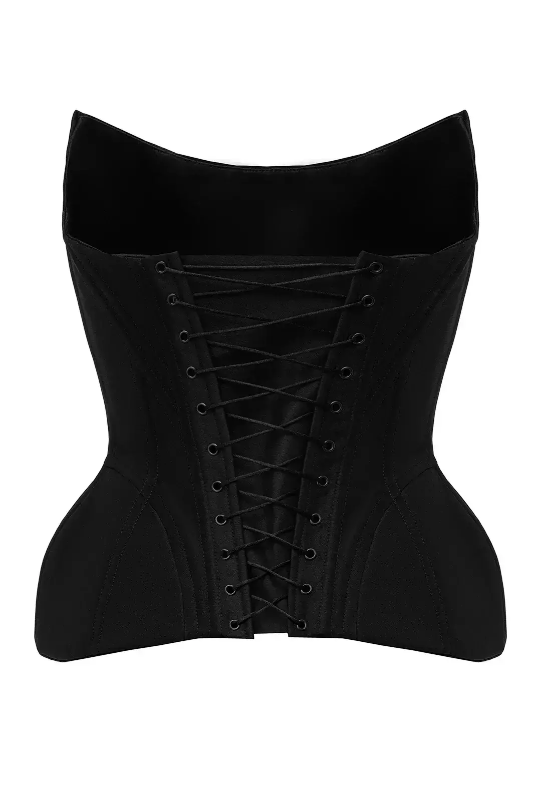 Чёрный корсет с бочками