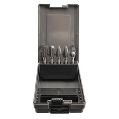 Набор бор-фрез твердосплавных 5шт HM S=6мм H-Tools 116004ROHT