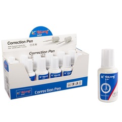 Корректирующая жидкость Yalong, 12 мл, на эмульсионной основе, кисточка, быстросохнущая