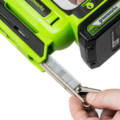Степлер аккумуляторный Greenworks G24CS10 24V, без АКБ и ЗУ