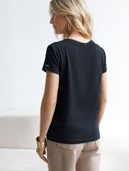 Футболка из премиального хлопка с V-образным вырезом  D49.109 (123664)