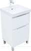 Aquanet 344131 Тумба Алвита new 50 напольная 2 ящ. цв. белый матовый (344131)
