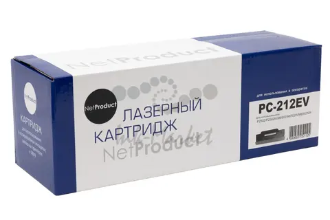 Картридж NetProduct (N-PC-212EV) для Pantum P2502/P2502W/M6502/M6502W/M6552NW, 1,6K
