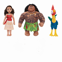 Набор плюшевых игрушек 3 шт Моана и ее друзья