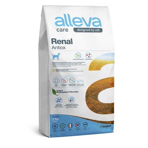 Сухой корм Alleva Care Dog Adult Renal-Antiox, для взр. собак для поддержания функции почек, 2 кг.