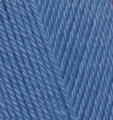 ALIZE "DİVA", 100% Микрофбира акрил, 100 гр, 350 м, 353 тёмный-джинс