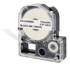 Картридж ленточный Cactus CS-LK4WBN черный для Epson LW300, LW400, LW700, LW600P, LW1000P