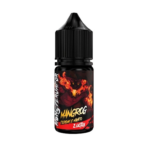 Жидкость MONSTERVAPOR Salt 2% ULTRA 30 ml - Mangrog (персик с манго)