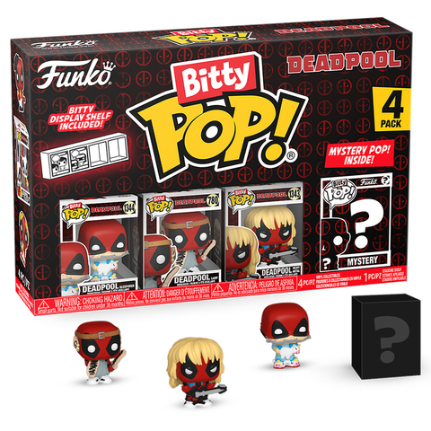Funko Bitty POP! Deadpool 4 Pack Series 4