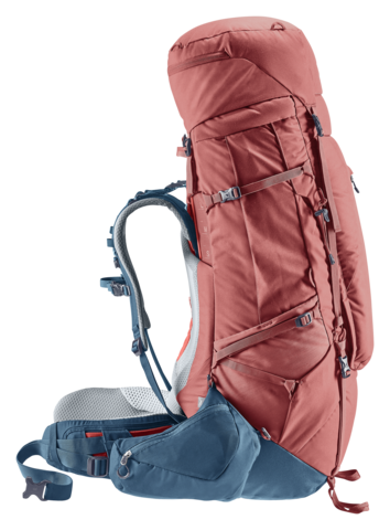 Картинка рюкзак туристический Deuter Aircontact X 80+15 SL Redwood-Ink - 12