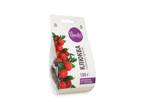 Клюква сушеная Фрутомир, 100г