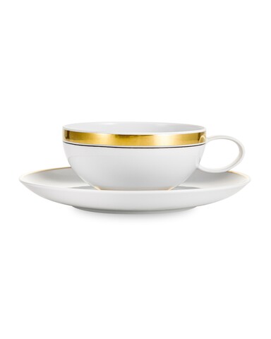 Чайный сервиз 21 предмет на 6 персон Vista Alegre Домо Золотой