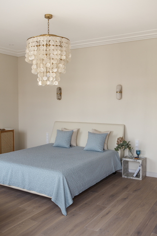 Покрывало 200x220 Luxberry Moss голубое