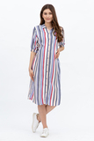 Платье для беременных 16126 полоска