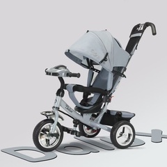 Трехколесный велосипед Luxmom 3322 (серый)