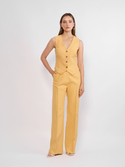 БРЮКИ КЛАССИКА ЦВЕТ КУРКУМА