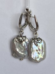 Флорес (серьги из серебра)