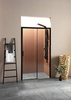 Aquanet 225500 AE60-N-140H200U-BT Aquanet Pleasure, дверь в нишу 1400 мм, проф.черн.мат., стек.прозр.(225500)