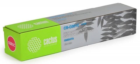 Картридж лазерный Cactus 44973543 CS-O301C 44973543 голубой (1500стр.) для Oki C301/321