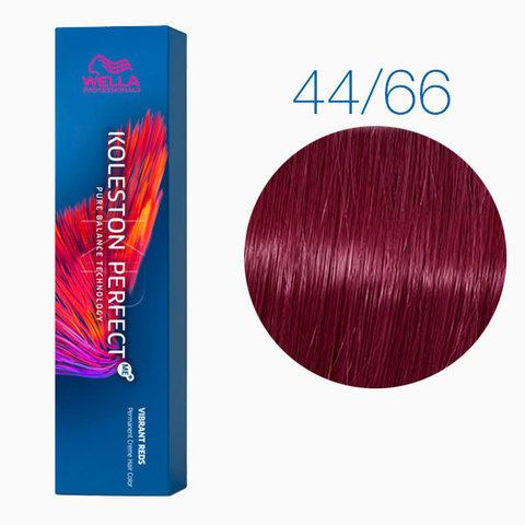 Wella Koleston Vibrant Reds 44/66 (Пурпурная дива) - Стойкая краска для волос