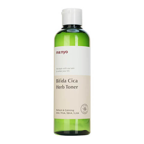 Manyo Factory Bifida Cica Herb Toner успокаивающий тонер с экстрактом центеллы азиатской