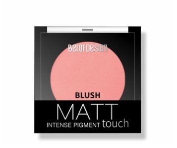 BelorDesign Румяна для лица Matt Touch тон 201 лососевый