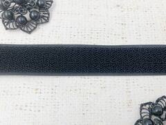 Велкро/липучка пластик, петли, ш. 5 см, чёрный