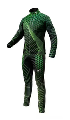 Утеплённый лыжный костюм 905 Victory Code Quantum Black-Green мужской