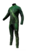 Утеплённый лыжный костюм 905 Victory Code Quantum Black-Green мужской