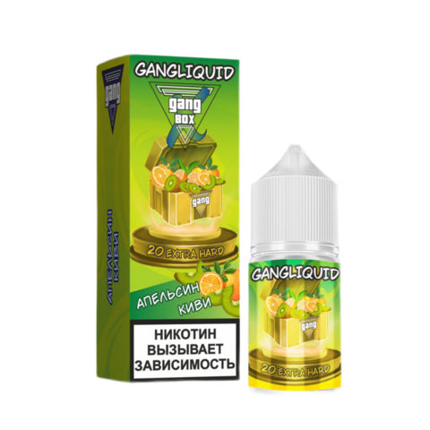 Жидкость Gang XBOX 2% Extra Hard 30ml - Апельсин Киви