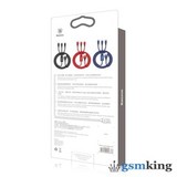 Baseus Rapid Series 3-in-1 Cable Micro+Lightning+Type-C 3A 1.2M Black CAMLT-SU01