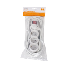 Сетевой фильтр iPower Home W4-18M 1.8 м. 220 в.