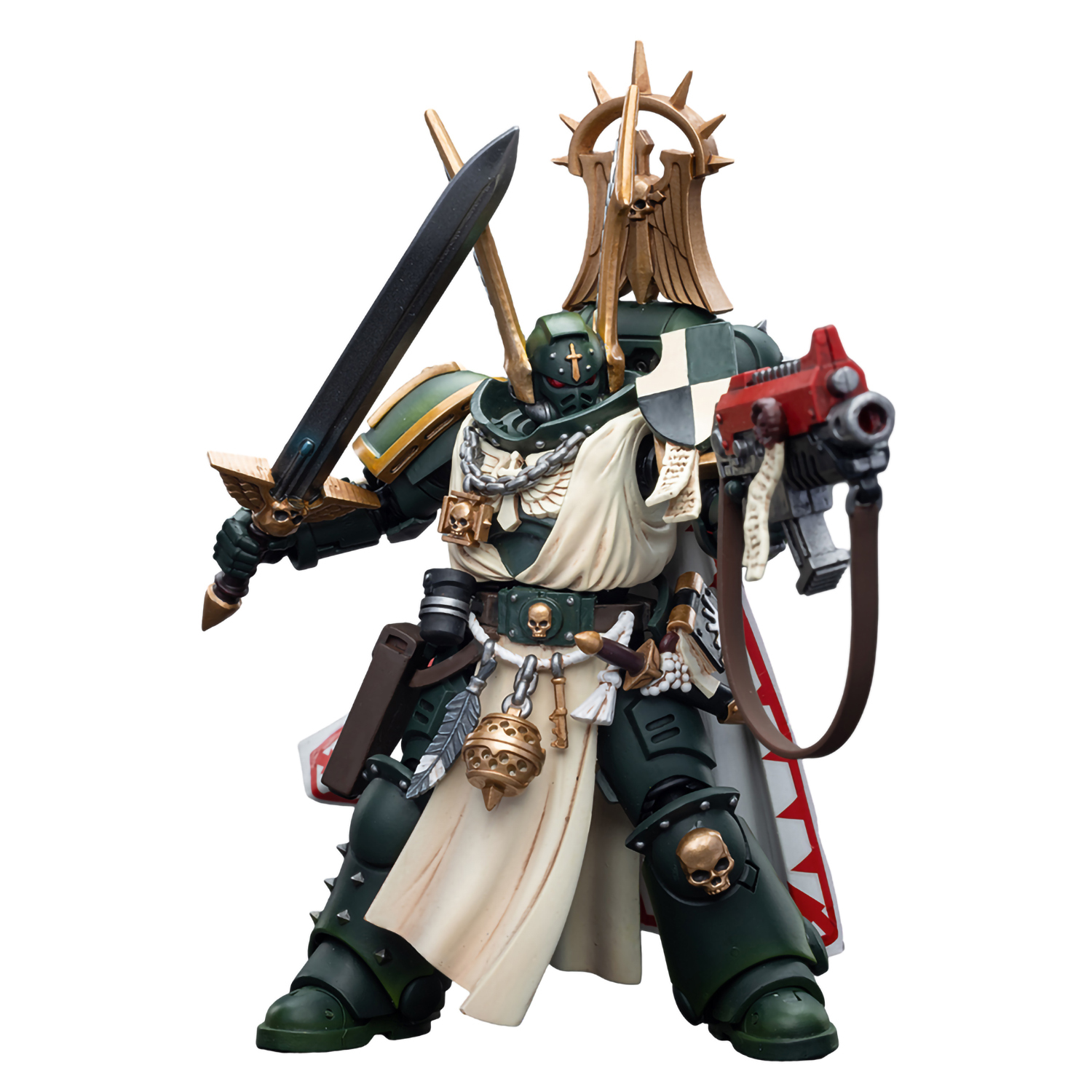 JOYTOY 1/18 Statuetta giocattolo Warhammer 40,000, World Eaters Khorne Berzerker 2, 13cm Figura da collezione,15 anni e più, La scelta perfetta per fan e collezionisti