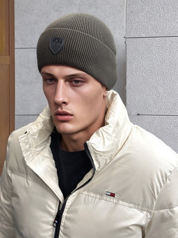 Шапка armani 095090green