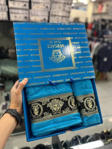 Полотенце Versace 662299blue