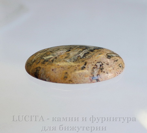 Кабошон Яшма "Шкура леопарда" 39х29х7 мм №3 ()
