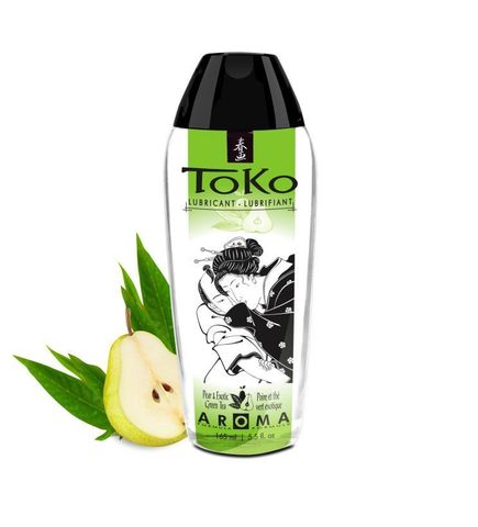Интимный гель TOKO Pear & Exotic Green Tea с ароматом груши и зеленого чая - 165 мл. - Shunga 6411