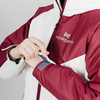 Утеплённая прогулочная лыжная куртка Nordski Premium Sport Cream/Wine женская