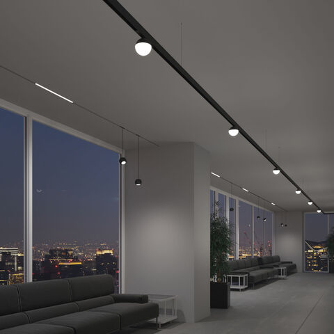 Магнитный трековый светильник Slim Magnetic 7W 4200K Neid (черный) 85032/01