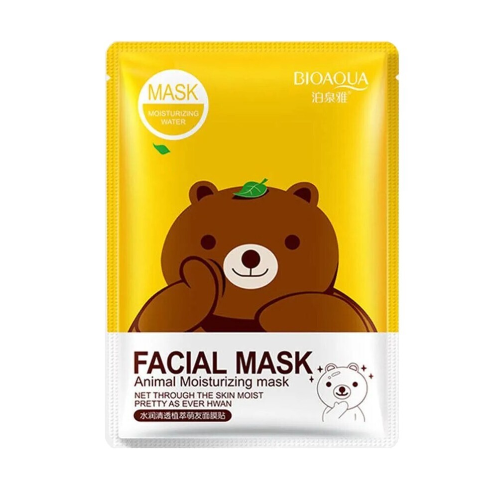 Тканевая маска BIOAQUA facial Mask animal Moisturizing Mask,30g