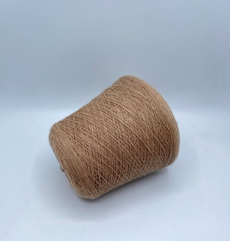 Бобинная пряжа (пр.Италия),art-Scozia 1500м/100гр,100%Шерсть, цвет-Бежевый меланж , арт.28326