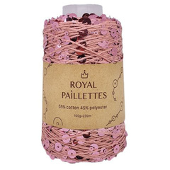 Royal Paillettes (393 - пыльная роза металлик)