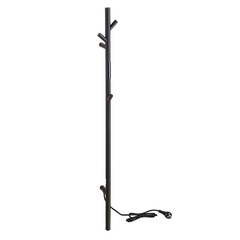 Bemeta 704151010 Электрический полотенцесушитель, прут, 30W, нержавеющая сталь, черный фото