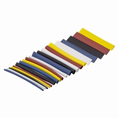 00-1-812 Трубки термоусаживаемые ТТУ, набор 2/1, 4/2, 6/3, 8/4 Ж, С, К, Ч, Б, 20х8 см (Very)