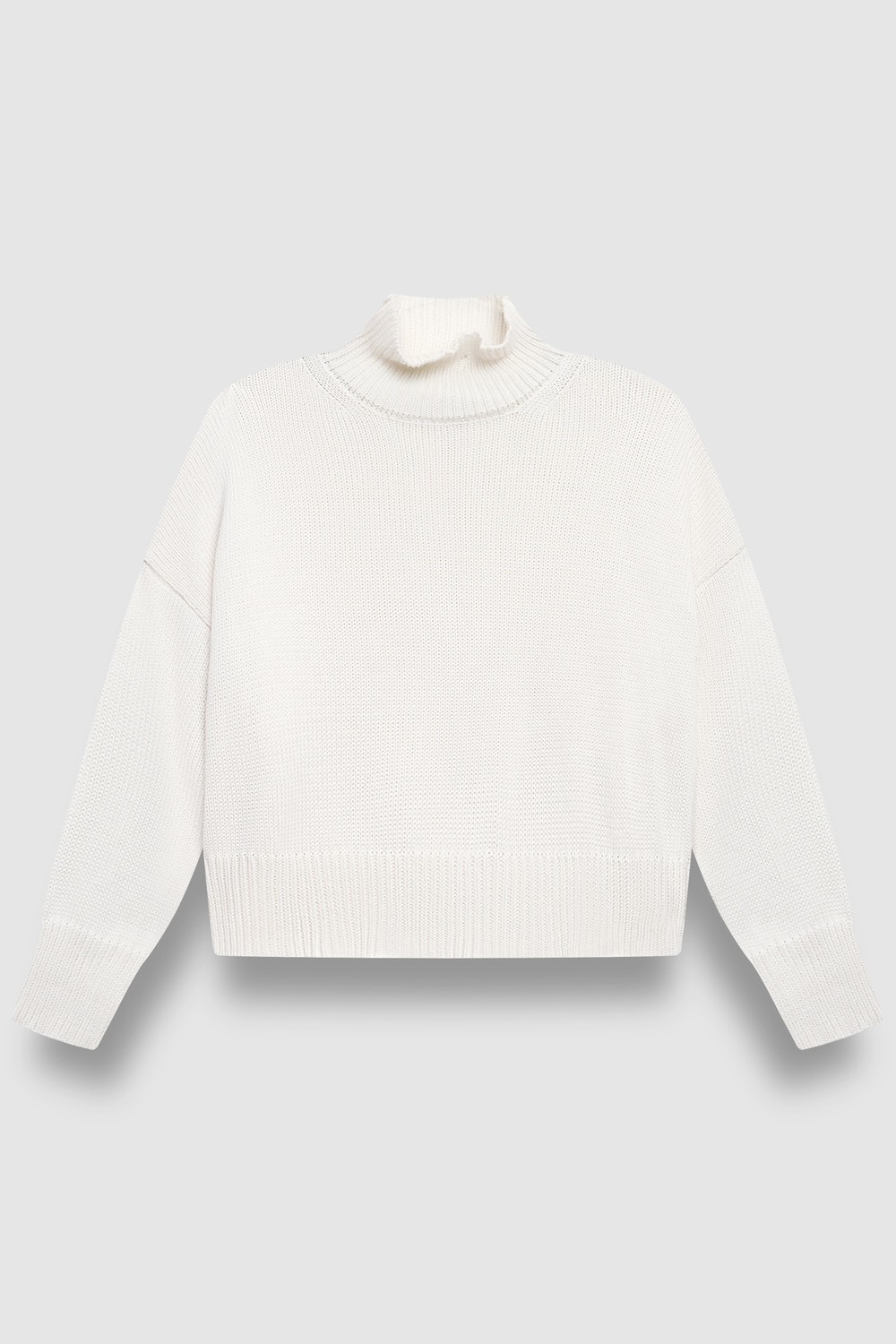 Свитер вязаный, молочный