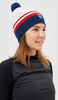 Шапка Nordski Move White/Red/Blue