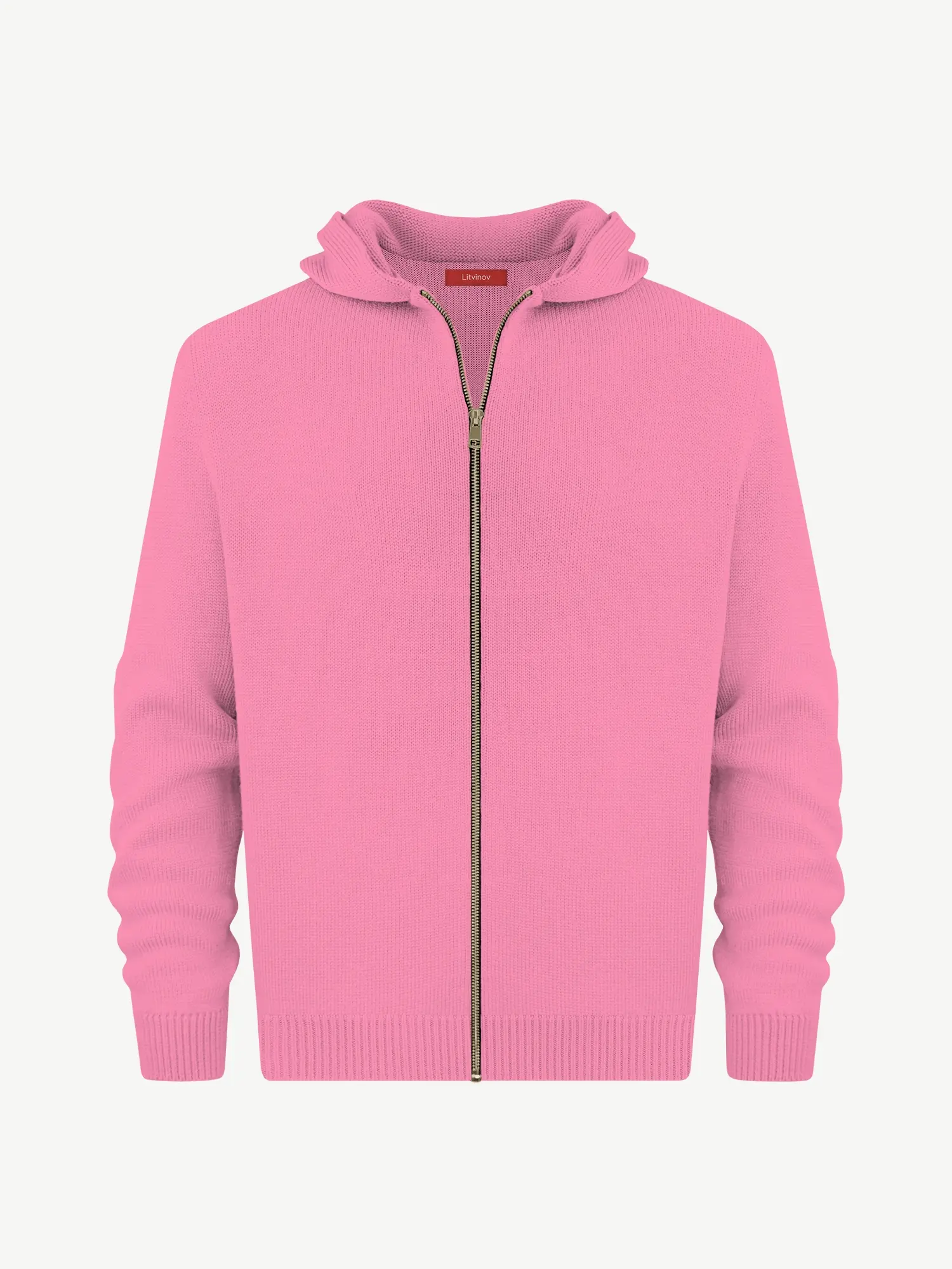 Толстовка на замке из шелка