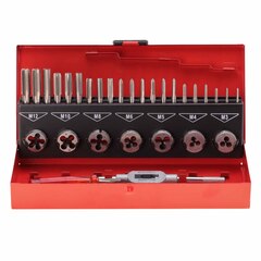 Набор метчиков и плашек M3 -M12 HSS-G 31пр Ruko 245010 (!)