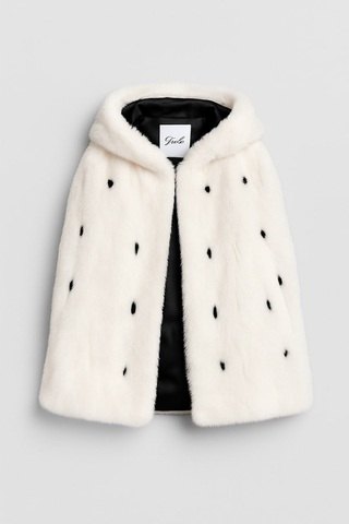 Шуба кейп натуральная By Giulia Gurman, 128-140